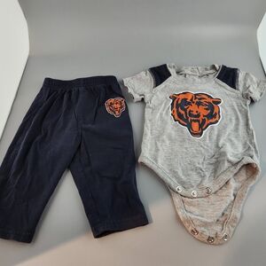 NFL Baby Outfit with Gray and Navy
